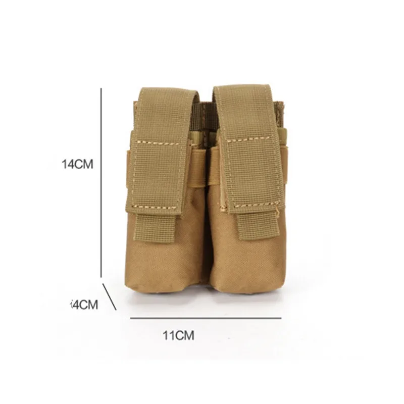 Тактическая двухсторонняя сумка для журналов Mollo Военная маленькая модульная