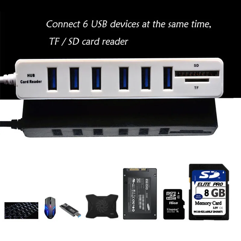 

USB-адаптер для компьютера, 2,0 дюйма