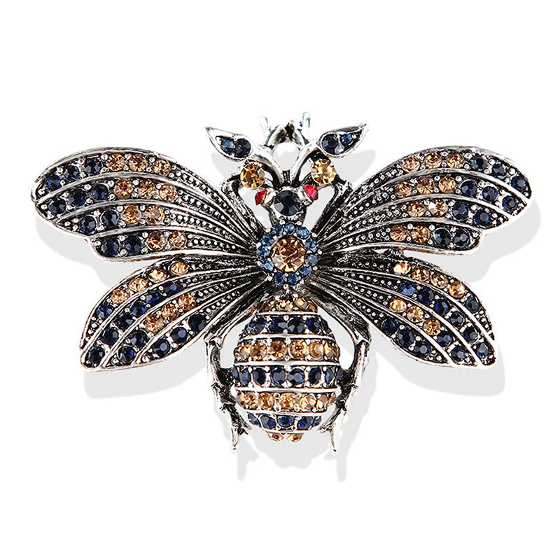 

Miraculous New Little Bee Insect Brooch Pin Rhinestone Crystal Brooch Pins Jewelry Gift Chic