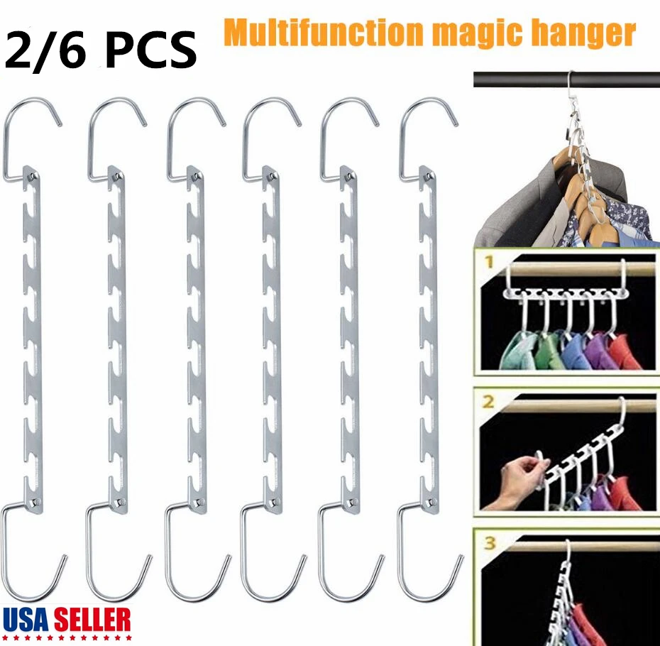 Вешалки для одежды органайзер многофункциональный металлический шкаф экономии