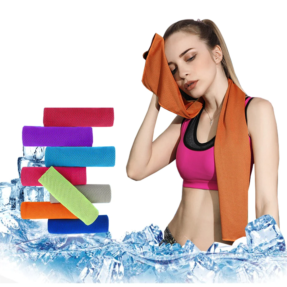 

1PC 30*100CM*150G Unisex Microfiber Quick Dry Cool Towels Running Gym Sports Beach Swimming Yoga Travel Ice Cold Feeling Towel