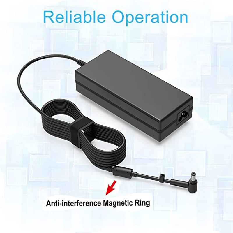 

120W AC Charger for Asus K550IK K550IU K550VQ K550VX K750JA K750JB K750JN K750LA K750LB Laptop Power Supply Adapter Cord