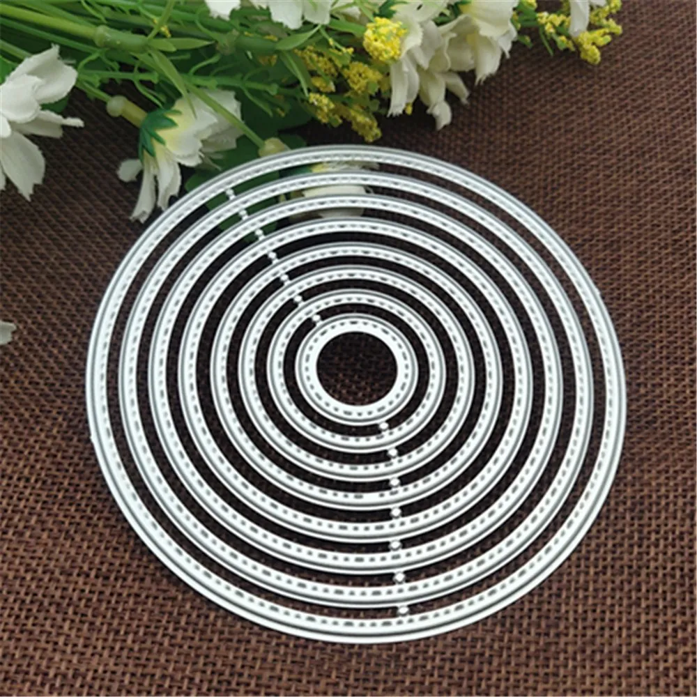 Набор металлических трафаретов для скрапбукинга 8 шт | Дом и сад