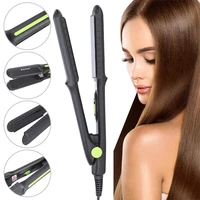kemei hair straightener professional steam ceramic vapor hair flat iron seam iron curler steamer hair styling tool for women