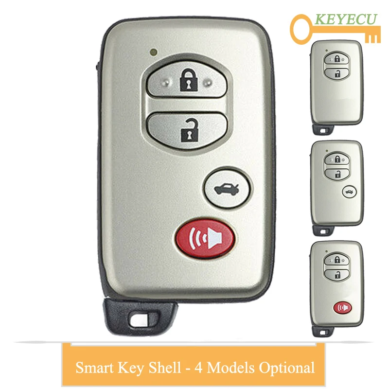 Смарт карта KEYECU для автомобильного ключа с дистанционным управлением чехол Toyota