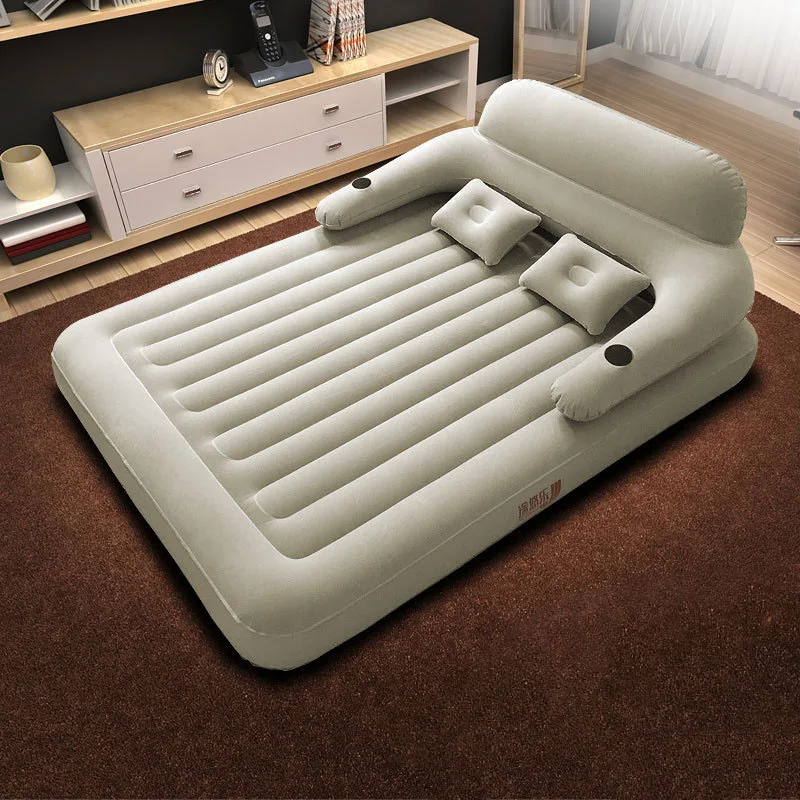 

Eco-friendly Multifunctional Home Double Person Air Mattress Folding Lunch Break Bed Outdoor Thickening Inflatable Sofa Bed