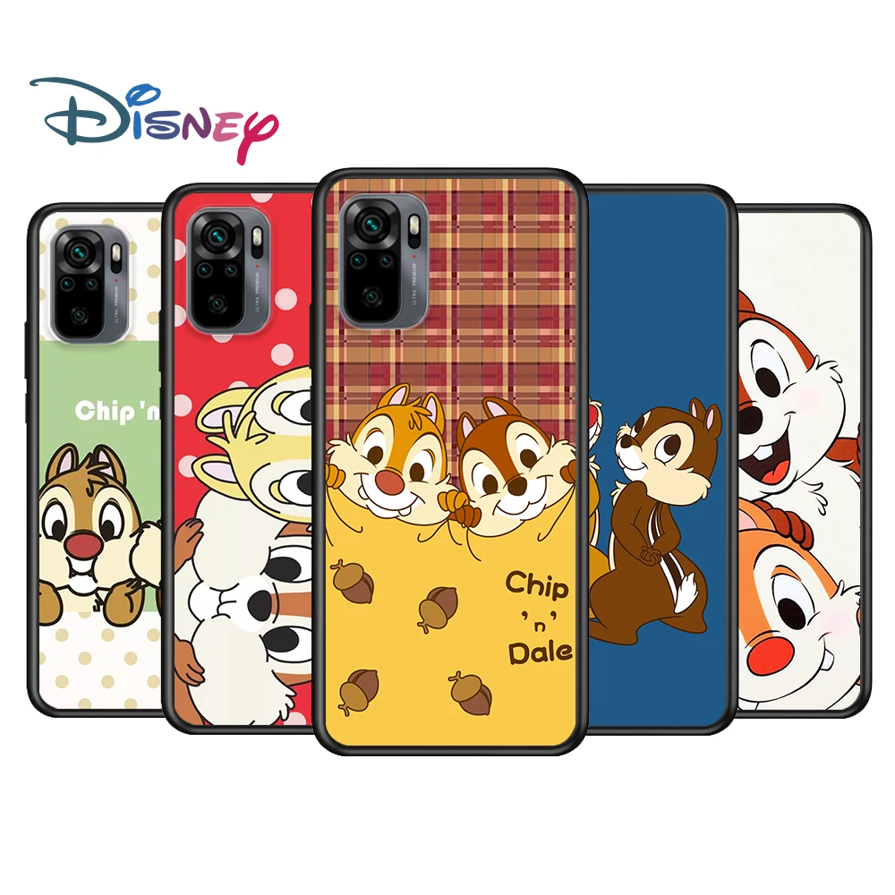 

Disney Chip 'n' Dale for Xiaomi Redmi Note 11 10 10S 9 9T 9S 9Pro Max 8T 8Pro 8 7 6 5 Pro 5A 4X Soft Black Phone CaseCase