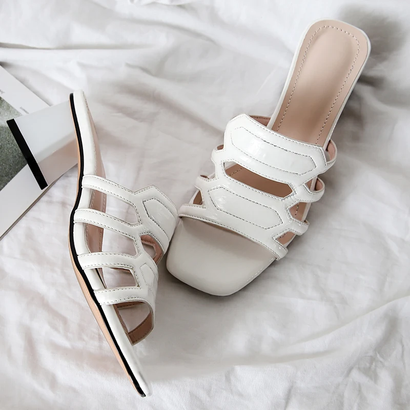 

Fashion Female Girl's Slippers Summer Newest Open-Toed High Heels Sandals Women 2021 Classic Design Wedding Prom Shoes Woman