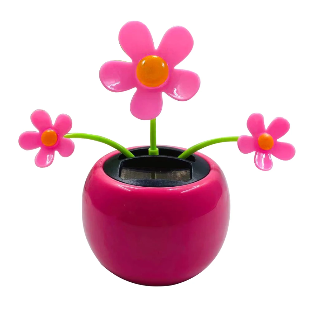 Креативная пластиковая Солнечная энергия яблоки цветок автомобиль орнамент