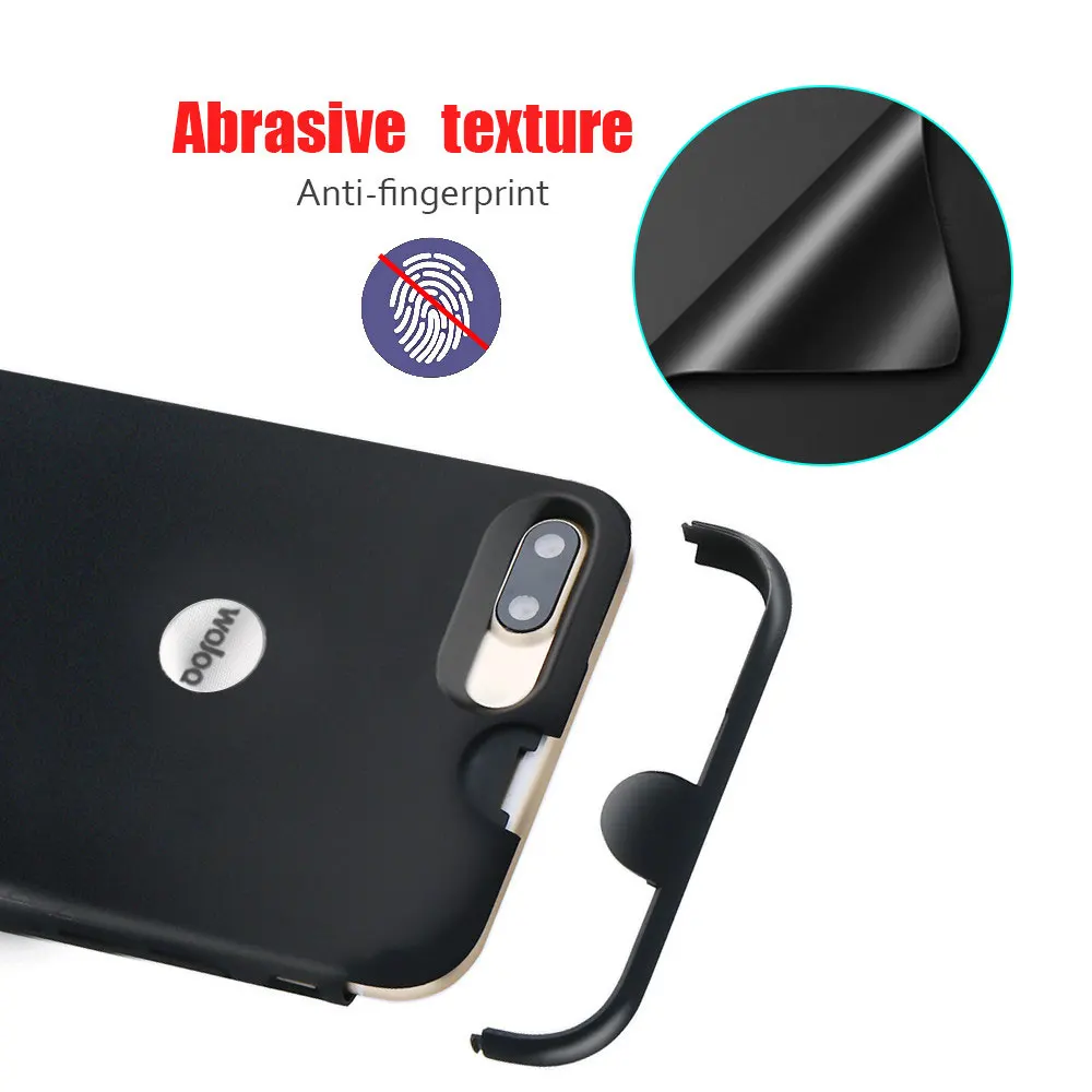 Чехол с зарядным устройством для iPhone 7 8 Plus Ультратонкий чехол дополнительным