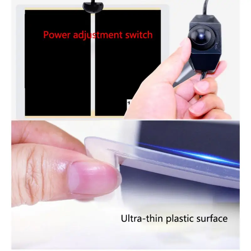 Черепаха Змея Ящерица 7-45 Вт электрическая грелка для рептилий настраиваемый