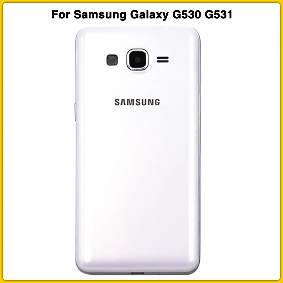 Чехол с полным корпусом для samsung Galaxy Grand Prime G530 G530H G531H G531F, задняя крышка для батареи+ рамка средней рамки