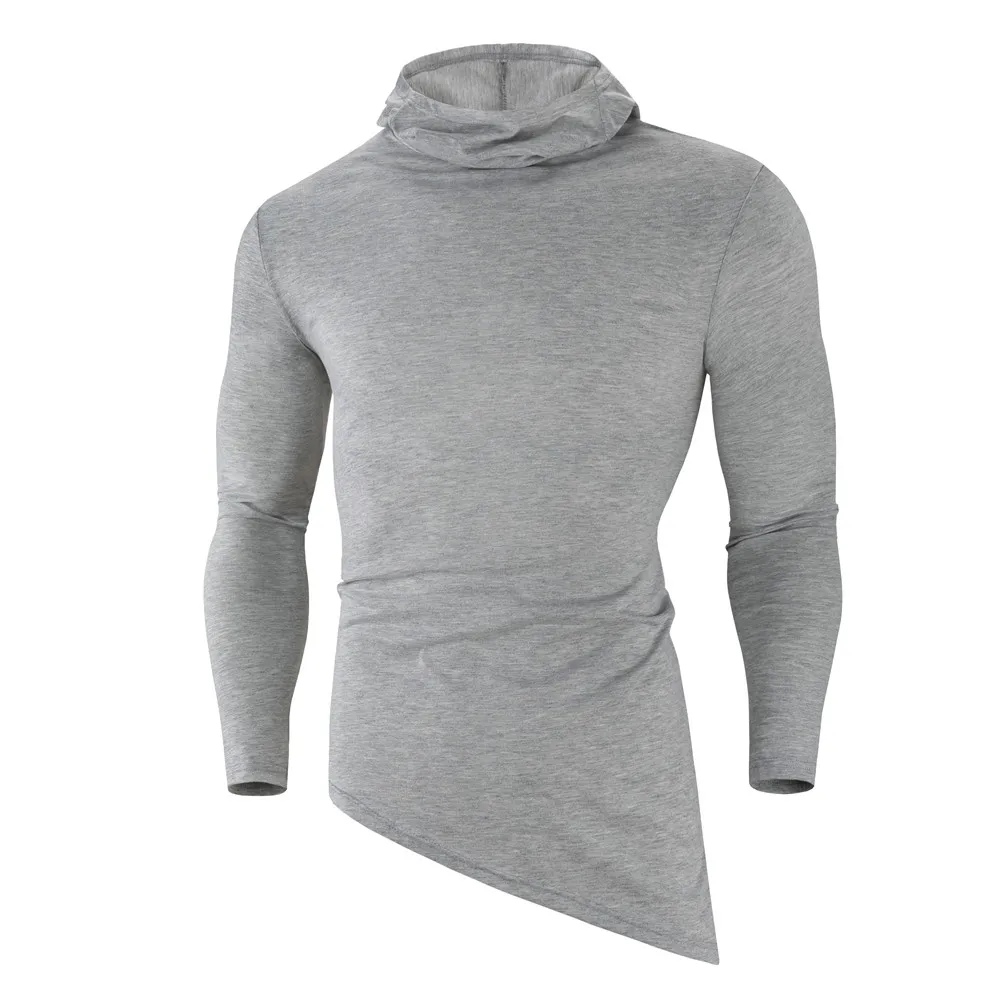 Новые качественные хлопковые футболки мужские топы с длинными рукавами для