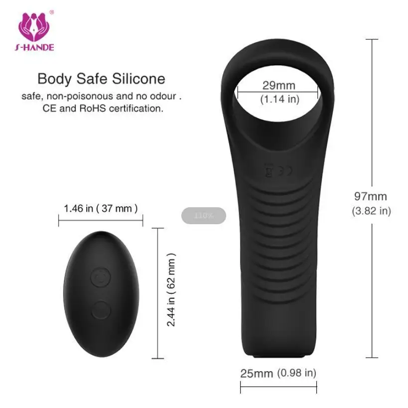 9 мощное вибрирующее кольцо для пениса петух дистанционный контроль силикон