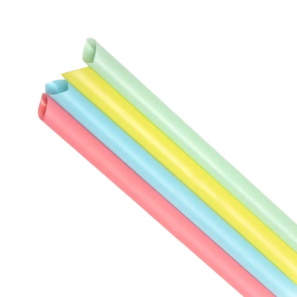 

100Pcs Multicolor Disposable Pear Drinking Straws Shop Juice Sucker Sturdy Straight Drinks Straws Drink Accessories N50