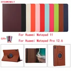 HYSOWENDLY вращающийся на 360 градусов чехол для планшета для Huawei Matepad 11 чехол-подставка из искусственной кожи для Huawei Matepad Pro 12,6 Coque