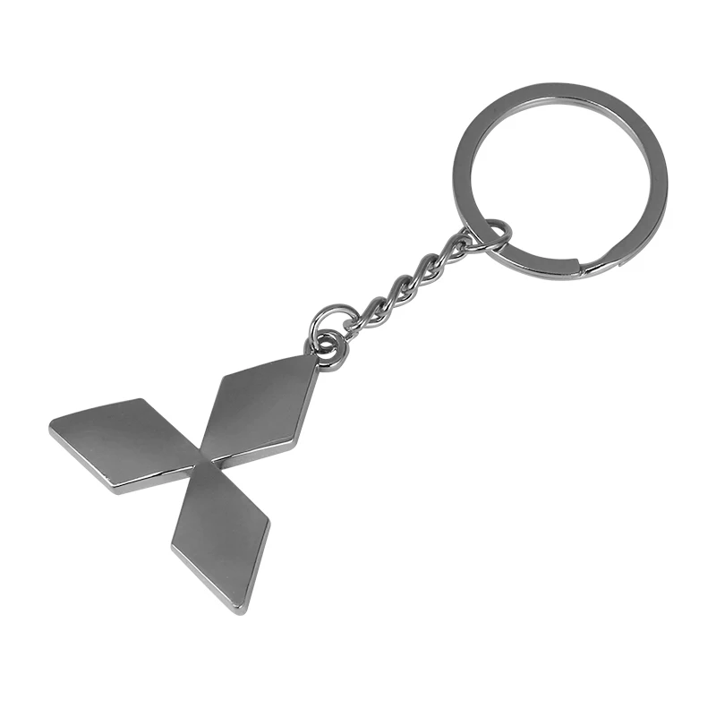 3D металлический автомобильный брелок для ключей Mitsubishis ASX Lancer Pajero Outlander L200 EVO EX