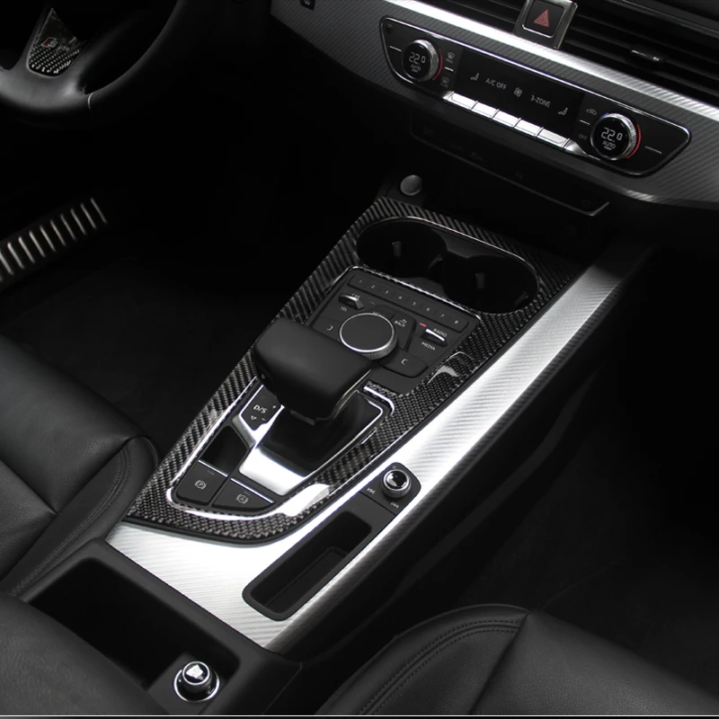 Аксессуары для Audi A4 B9 S5 2017 19 углеродного волокна автомобиля Управление Шестерни