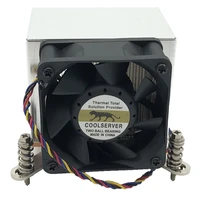 COOLSERVER 2U6CA CPU radiator server workstation radiator 6025 fan suitable for Intel LGA2011 LAG115X