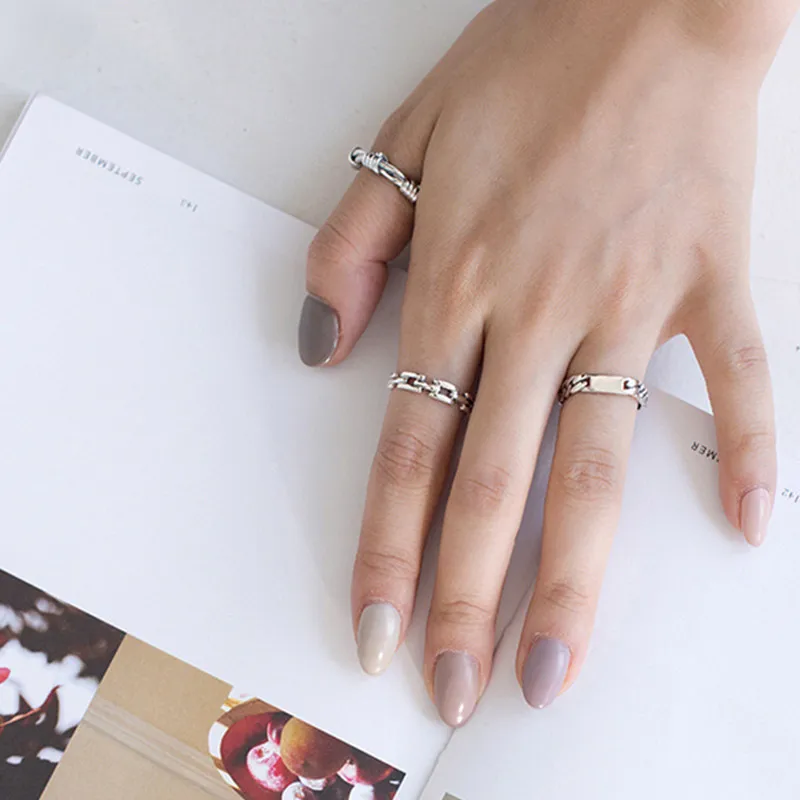 Женское Винтажное кольцо из серебра 925 пробы регулируемое на палец с узлом