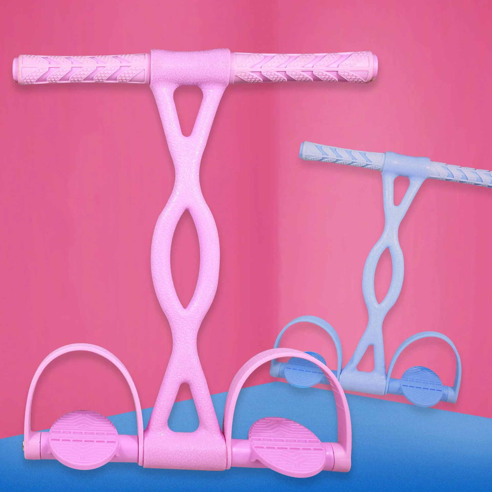 

Pedal Rally Sit-ups Auxiliary Equipment Home Chest Expander Fitness Trainer Multifunctional Elastic Rope Portable Bodybuilding