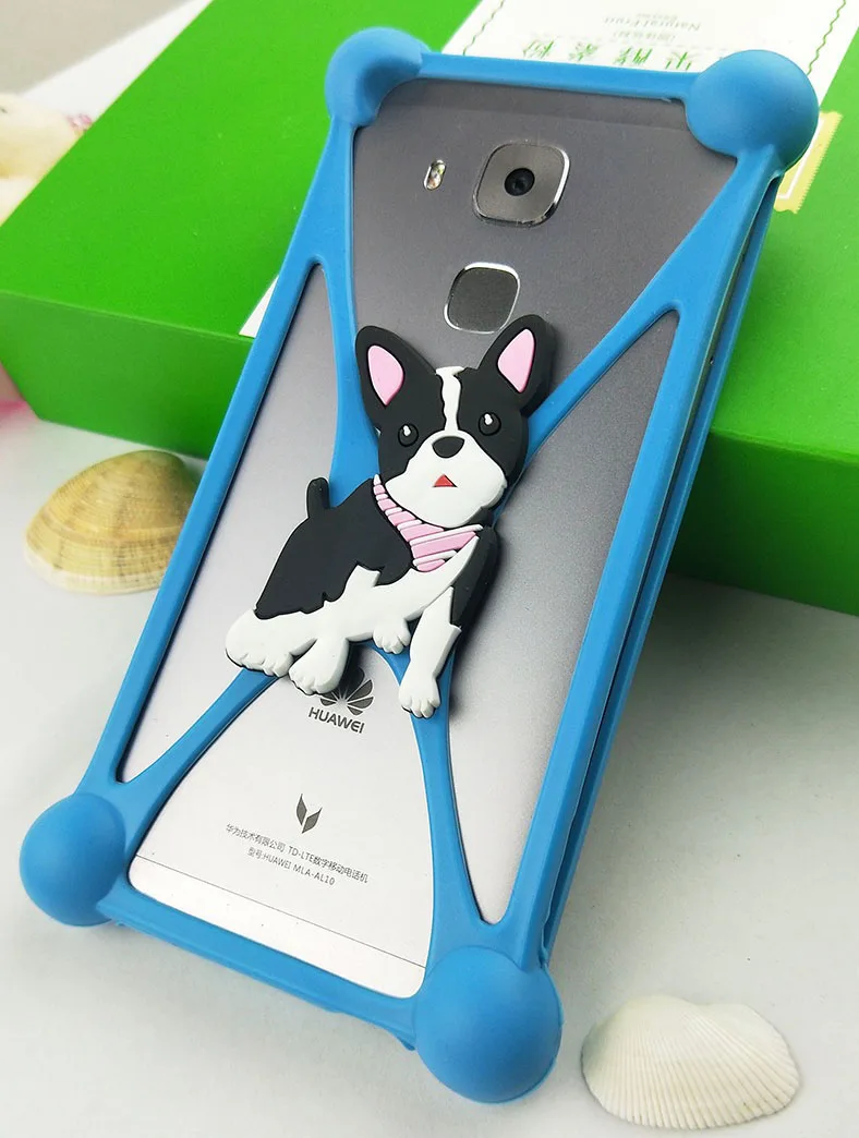 Мягкий резиновый 3D чехол накладка для Sony Xperia E5 XA LG X Power Alcatel 5010d Huawei Honor 8 5C Homtom HT3 7
