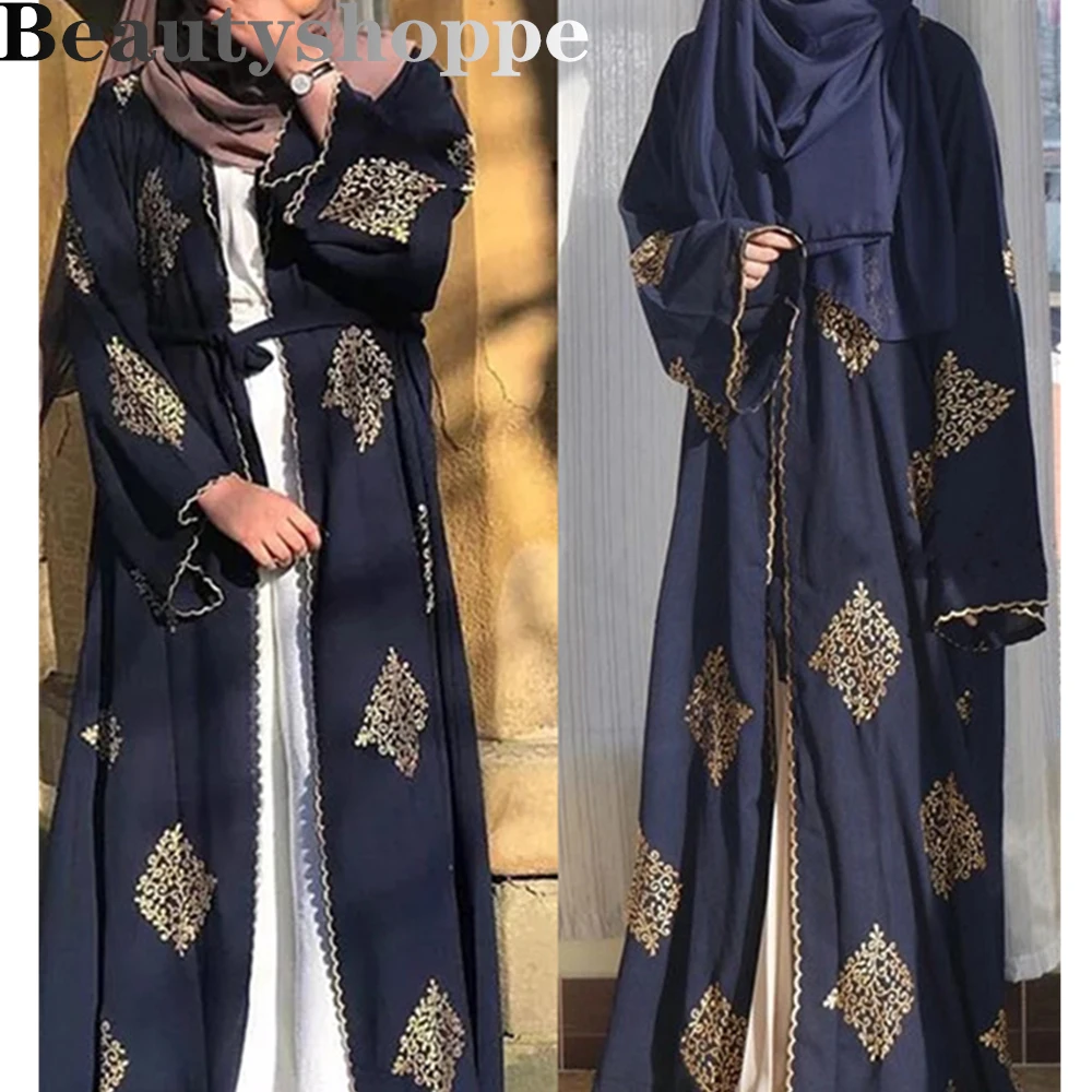 Кафтан Дубай абайя мусульманская мода хиджаб платье одежда Abayas макси платья для