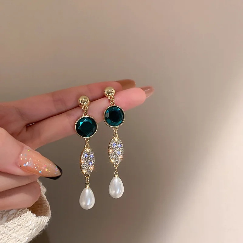 

New Arrival Fashion Earrings Metal Trendy Water Drop Women Dangle Earrings Long Tassle Female Jewelry