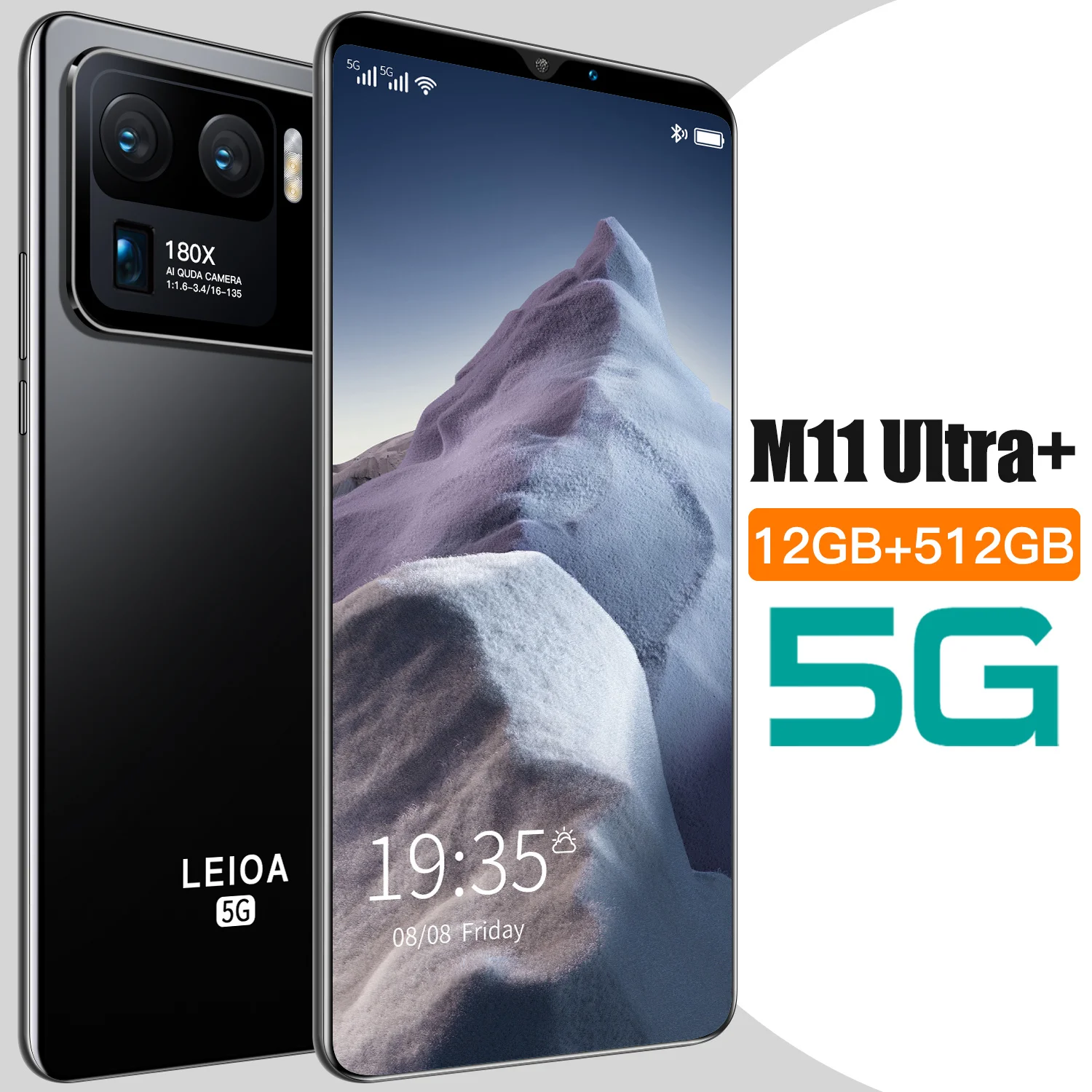

Version Mi11 Ultra 6.1-inch Large-Screen Smart Camera Phone 32+64MP 7200mAh 16GB+512GB 4G 5G Smartphone Dual Card Dual Standby