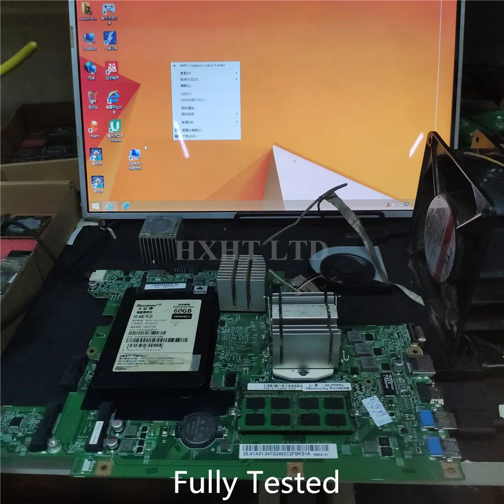 Оригинальная материнская плата для ноутбука lenovo V580C B580 B590, основная плата GT610M 1G GPU HM77 55.4YA01.001, хорошо работает
