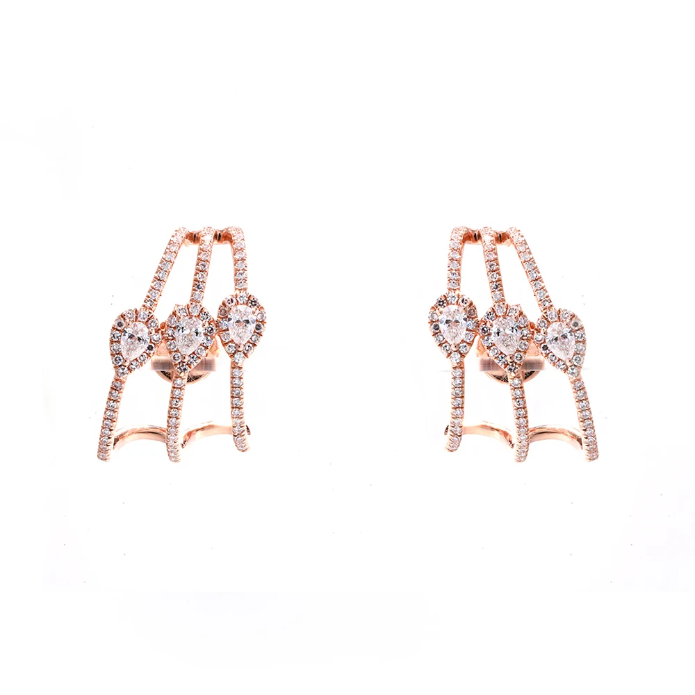 3 Камень Серьги капли кубического циркония cz серьги сверкающее украшение