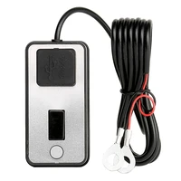 universal dc 5v 2 4a usb motorcycle charger equipment digital display dual usb quick change 12v power supply adapter