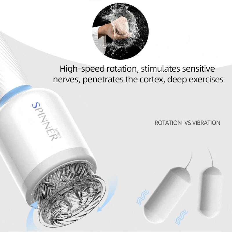 Leten умный Пульс мужской мастурбатор чашка Реалистичная Вагина киска 10 режимов