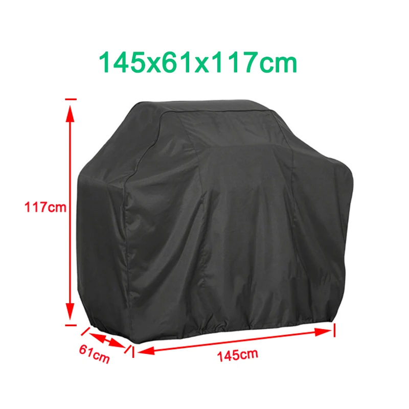29 Sizes Waterproof BBQ Cover Anti-Dust Outdoor Heavy Duty Charbroil Grill Rain Protective Barbecue Black | Дом и сад