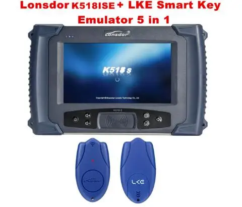 with LKE Lonsdor K518ISE K518 ключевой программист для всех делает с регулировкой одометра без ограничения маркера бесплатное обновление онлайн - Цвет: with LKE