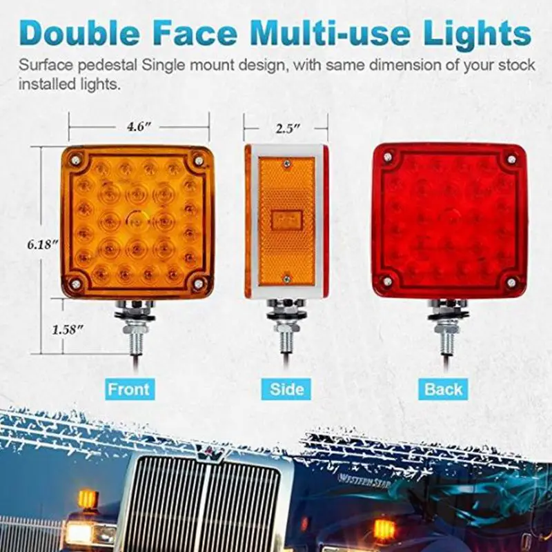 Морской Светодиодный луч светодиодный головной светильник грузовик с прицепом