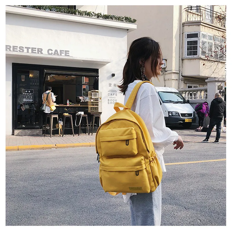 

New Waterproof Nylon Backpack for Women Multi Pocket Travel Backpacks Female School Bag for Teenage Girls Book