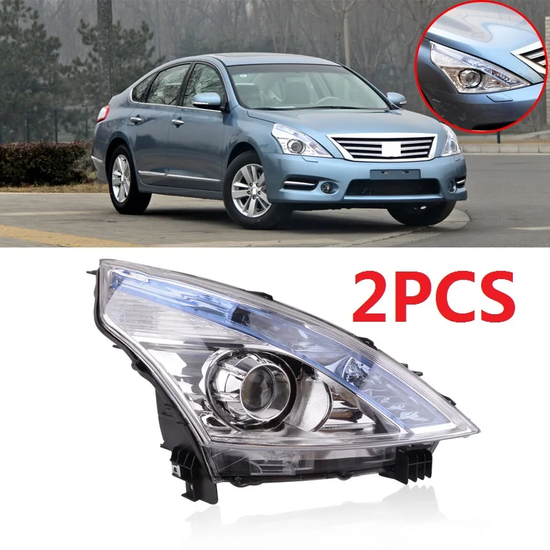 CAPQX 1 пара правый и левый переднего бампера фары для Nissan Teana 2011 2012 головной