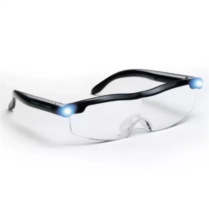 

160% Glasses With Led Light Anti-blue Lighting Reading Glasses With Case Magnifying Glasses With illumination Men's Eyeglasses