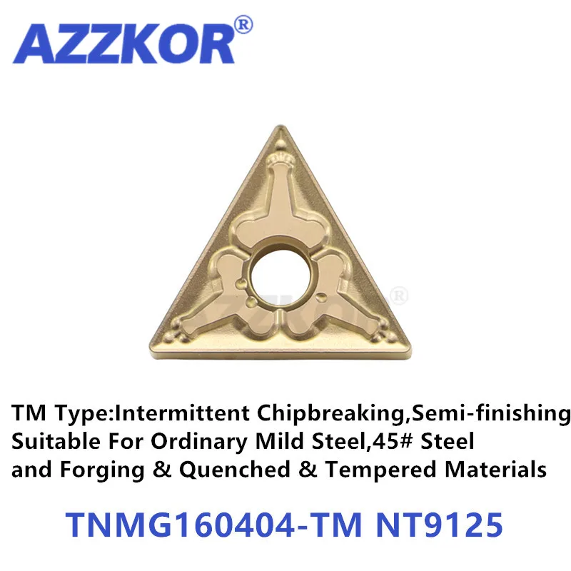 Твердосплавные вставки для токарного станка с ЧПУ обработки стали 45 # NT9125