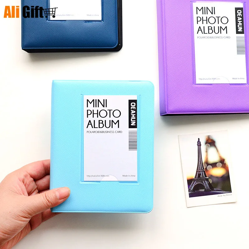 Фотоальбом для Fujifilm Instax Mini 64 кармана фотоальбом 3 дюймовый Polaroid|Фотоальбомы| |