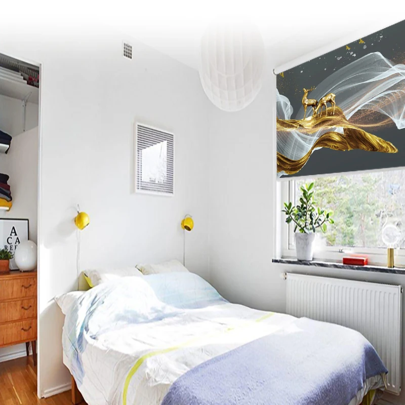 Фабрика по изготовлению шторок на заказ может разработать любой узор и размер.