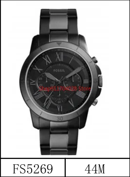 

2021 Fossil Men Watch Nate Chronograph Black Stainless Steel Watch Black Dial Quartz Metal Casual AAA Watch 5564