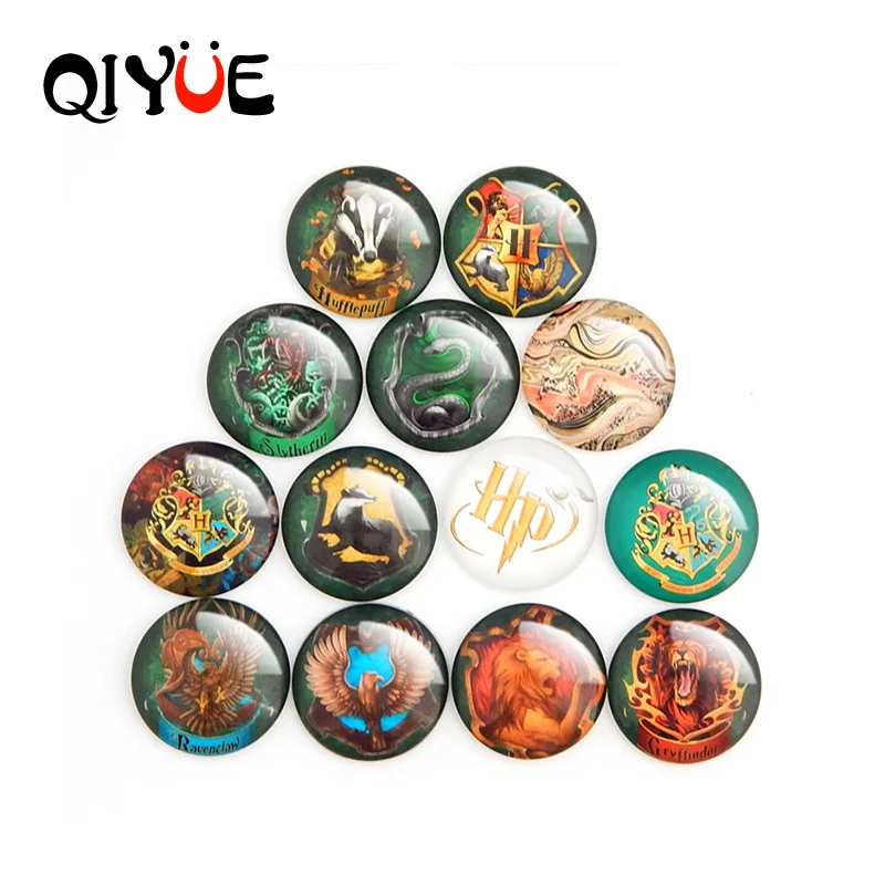 QIYUE креативный властительный значок узор Магнитный хрустальный круглый