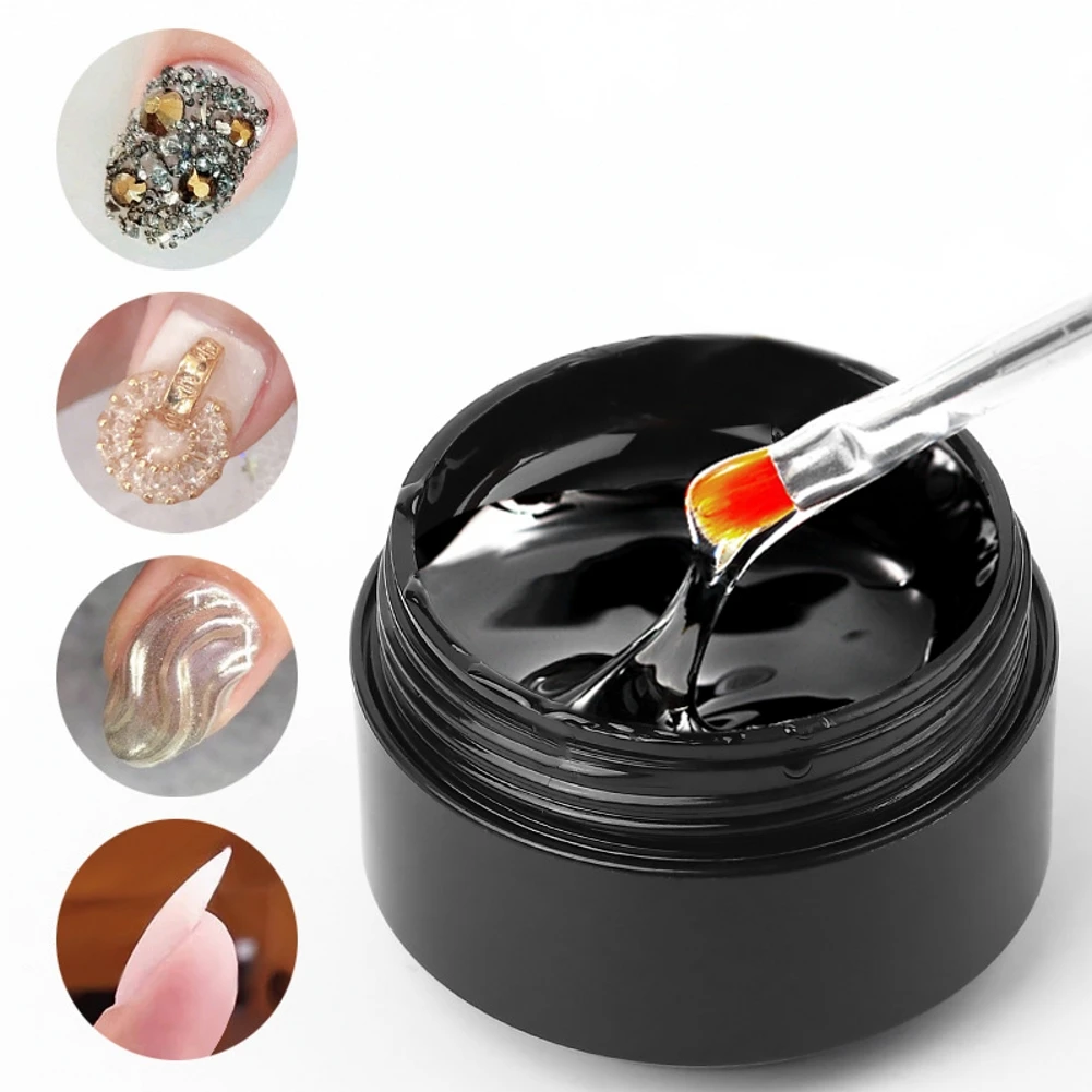 

15ml Nail Tips Gel Transparent Glutinous Glue UV Extension GelManicure Tool