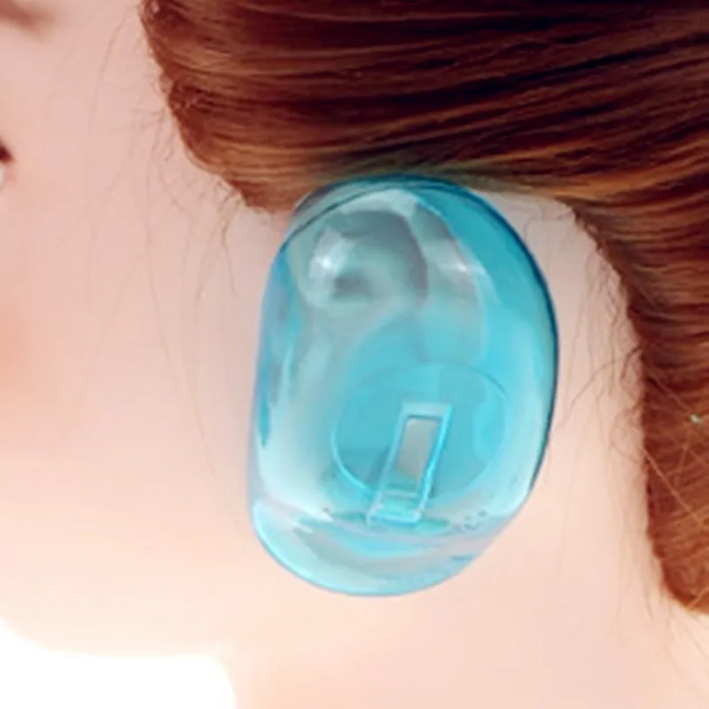 100 шт Одноразовые парикмахерские наушники для салона прозрачный чехол ушей
