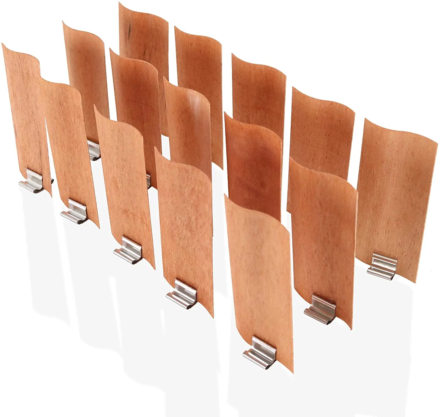 Фитиль деревянный с большим пламенем для свечей 10 шт. | Дом и сад