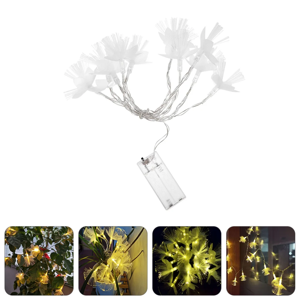 

1 Set 1.5m Chic Atmosphere Light 10 LED String Lamp Decorative Bedroom Lamp