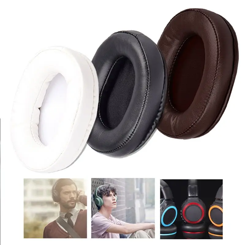 

1Pair Leather Earpads Ear Cushion Cover for steelseries Arctis 3 5 7 Headphones