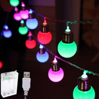 led light bulbs christmas decorations ornaments accessories 36m battery operated garland